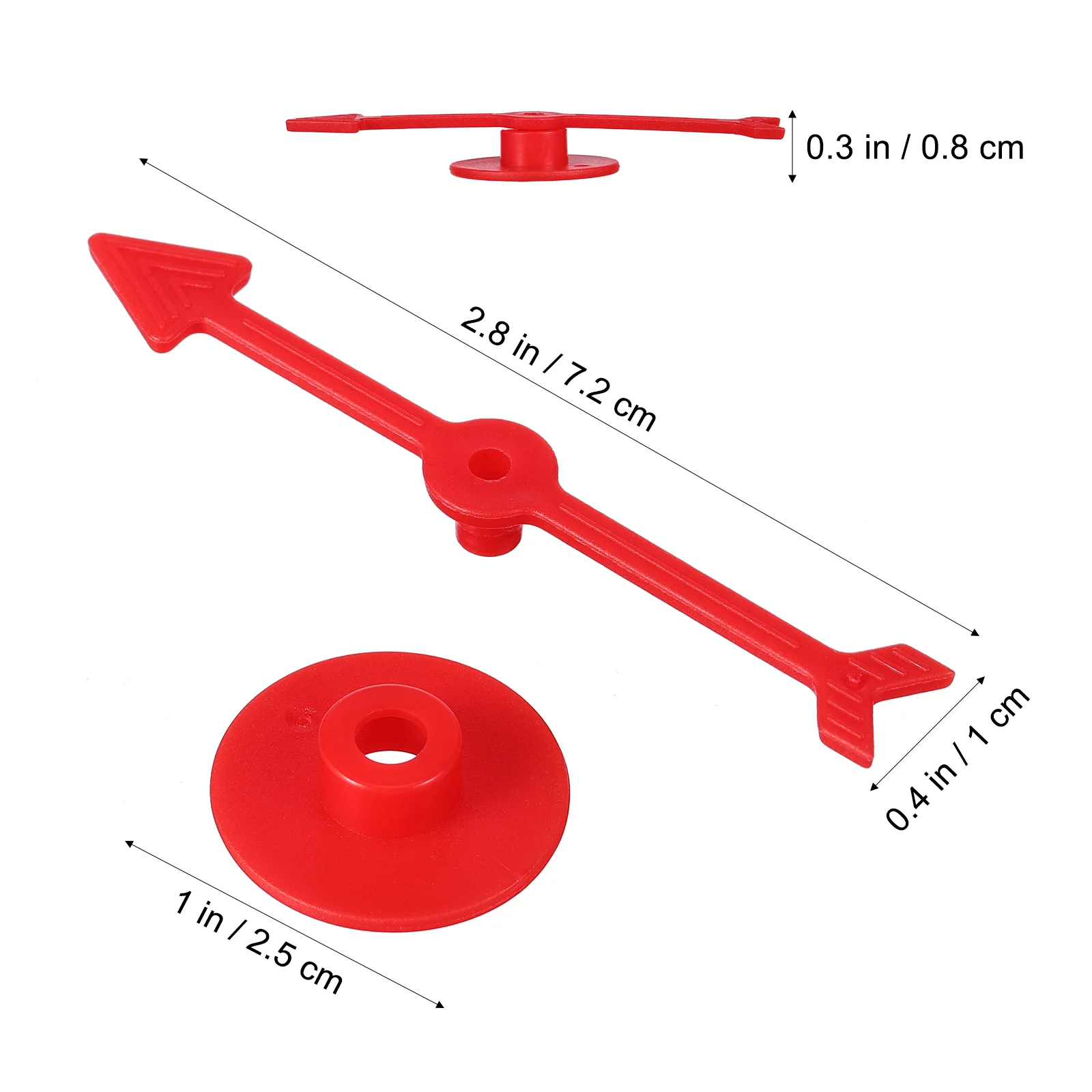 25 قطعة لعبة لوحة دوارة لعبة مؤشر الدعائم الطرف البلاستيك المغازل السهام مدقق لألعاب مؤشرات دوران نفخ