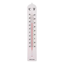 2PCS 40CM Wall Thermometer Indoor Outdoor Home Office Garden Temperature Mounted Plastic Garden Household Merchandises