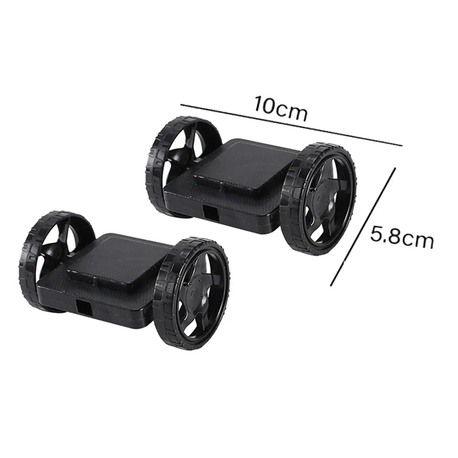 2Pcs Magnet Toys Wheels Base Magnetic Wheels Construction Base Children Toys Magnet Tile Accessory