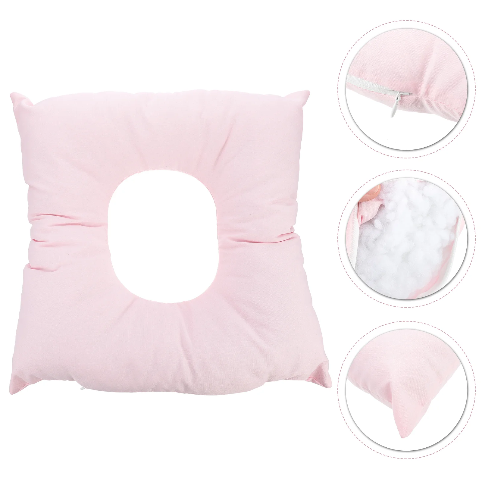 

Bed Covers Beauty Salon Body Pillow Spa Face Washable Down Cushion Supple Pink Reusable Salons