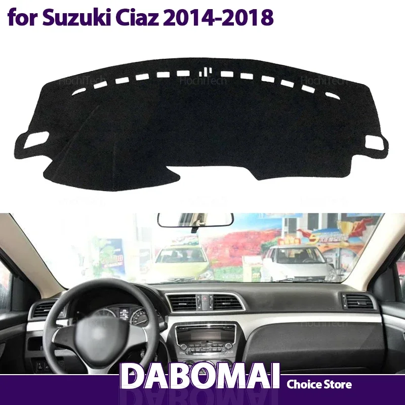 

Чехол на приборную панель, коврик для приборной панели, ковер, накидка, одеяло, автомобильные аксессуары для Suzuki Ciaz 2014 2015 2016 2017 2018