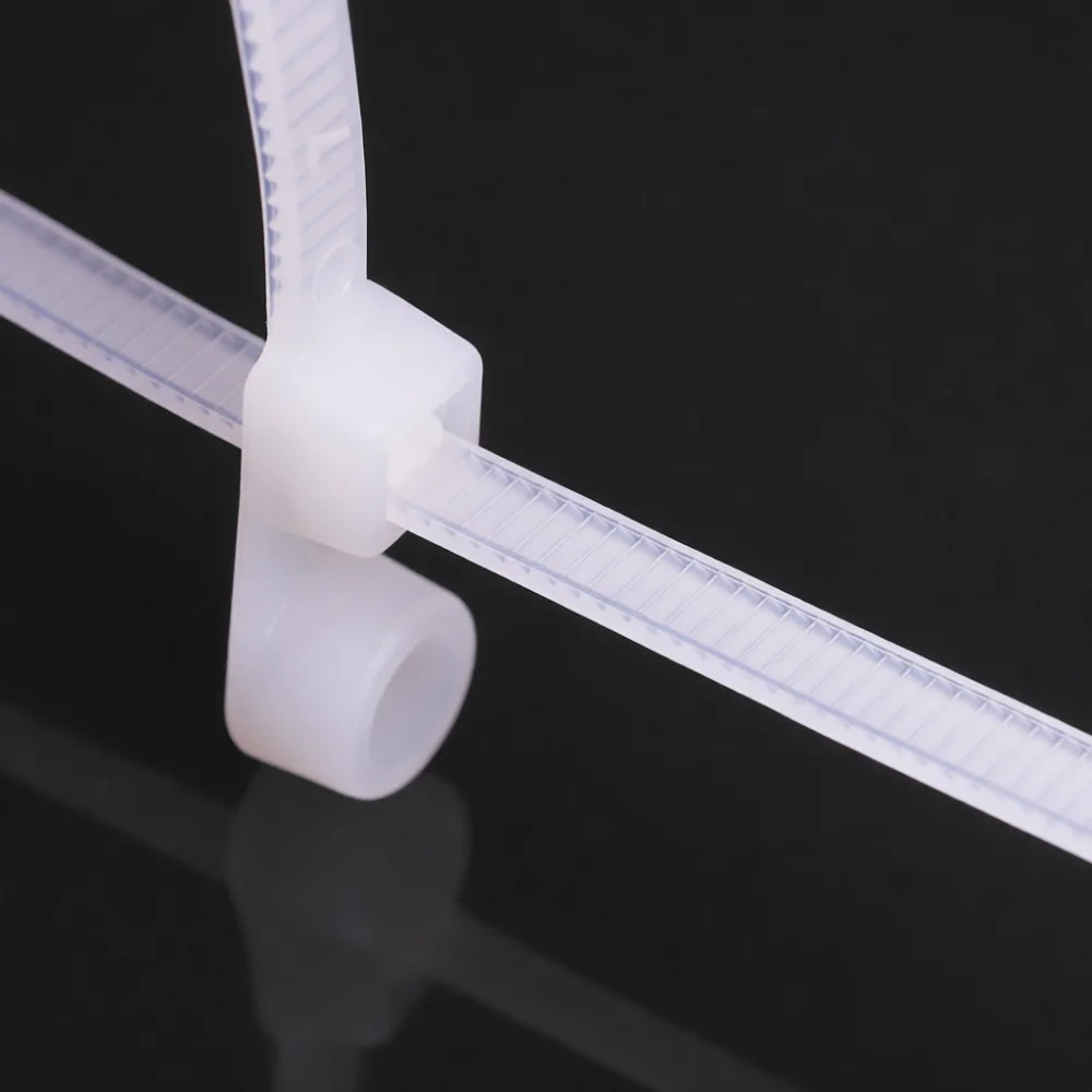 Nylon Fixed Head Cable Straps Industrial Strength Wire Bundling Ties Fastening Management Accessory Wear Resistant Tools