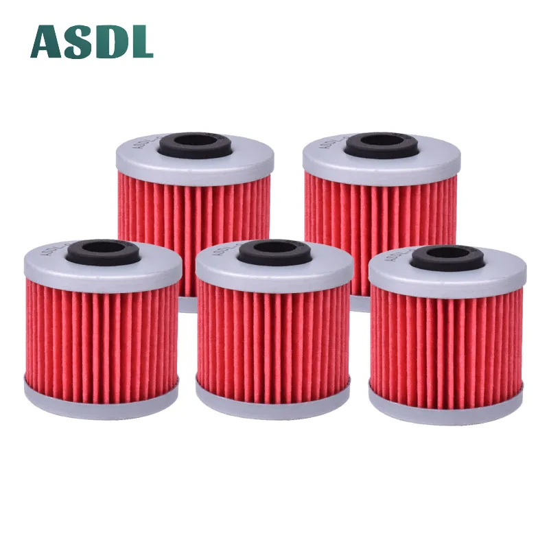 5Pcs Motorcycle Oil Filter for Kymco Scooter 200i 300i 350i Downtown 125i 200i 300i People