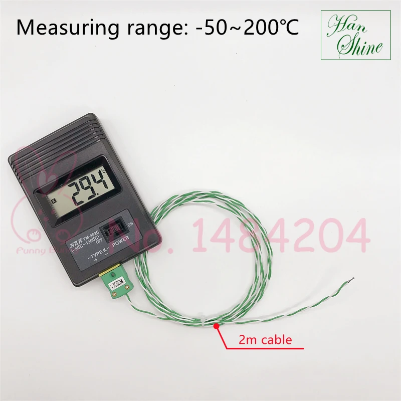 Digitales K-Typ Thermometer Mit 2 Kanälen – -50  Produktbild-Vorschau 4