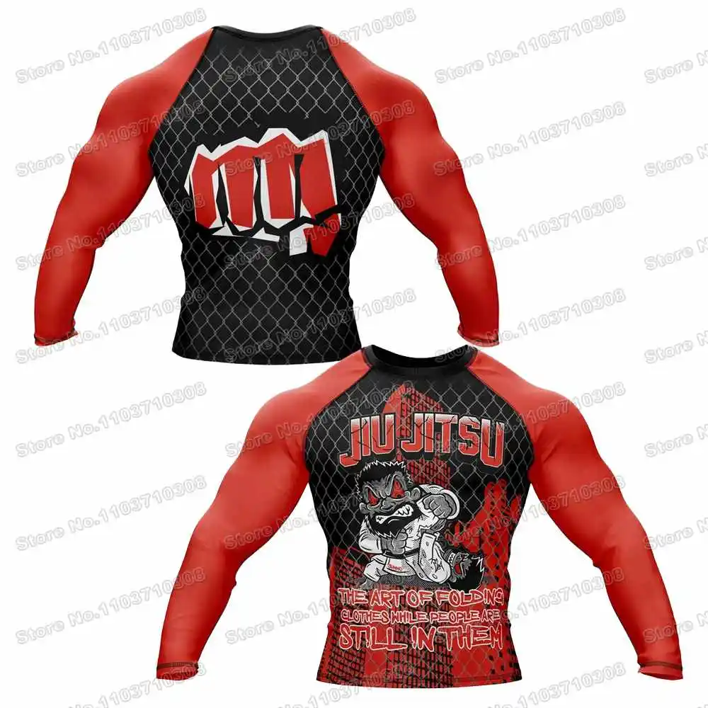 

Folding Art Short WWF Rash Guards Джерси для серфинга Пляжные рубашки Купальники Шорты для спортзала для дайвинга MMA BJJ Мужские комплекты для фитнеса для джиу-джитсу