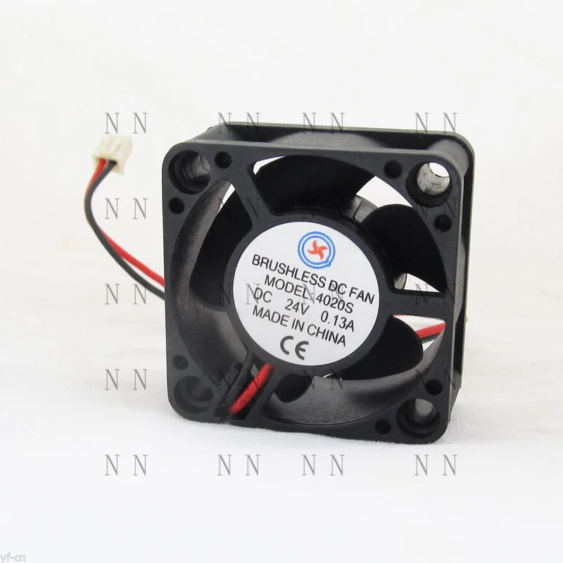 GGT   5pcs FOR Brushless DC Cooling Fan 40x40x20mm 4020 5 blades 24V 2pin 2.54 Connector