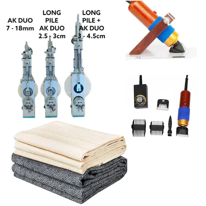 

30mm-45mm High Long Pile Ak Pro Tuft Trimmer Clippers Scissors Rug Tufting Duo 45mm Set for Starter Kit