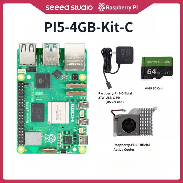 Raspberry Pi 5 Kit, Options For Kit And RAM, BCM2712 Processor, 2.4GHz Quad-core 64-bit Arm Cortex-A76 CPU, Built Using RP1 I/O Controller Designed By Raspberry Pi - Foto 7