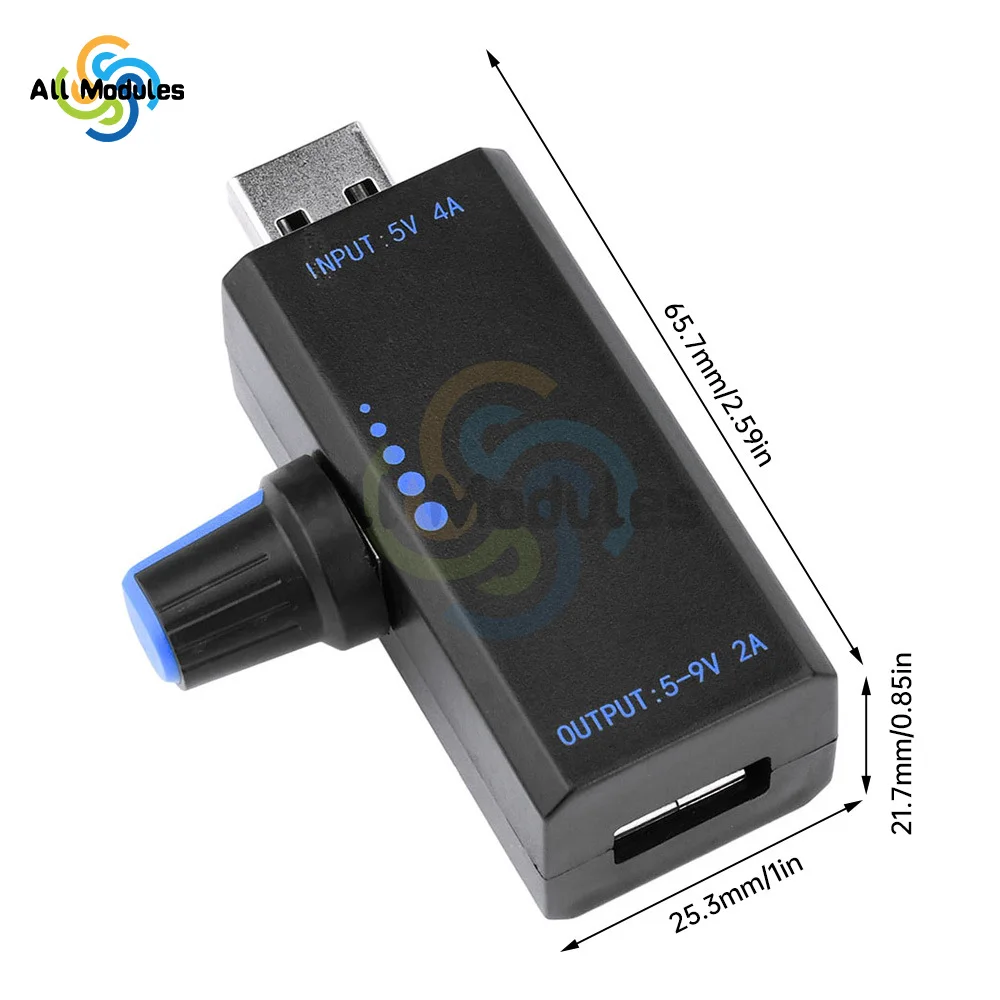 Imagem -03 - Potência Usb Indução Velocidade Controller Ventilador de Controle Ajustável Acessórios Cooler Tipo-c Interface Usb 18w Dc5v 4a Alta