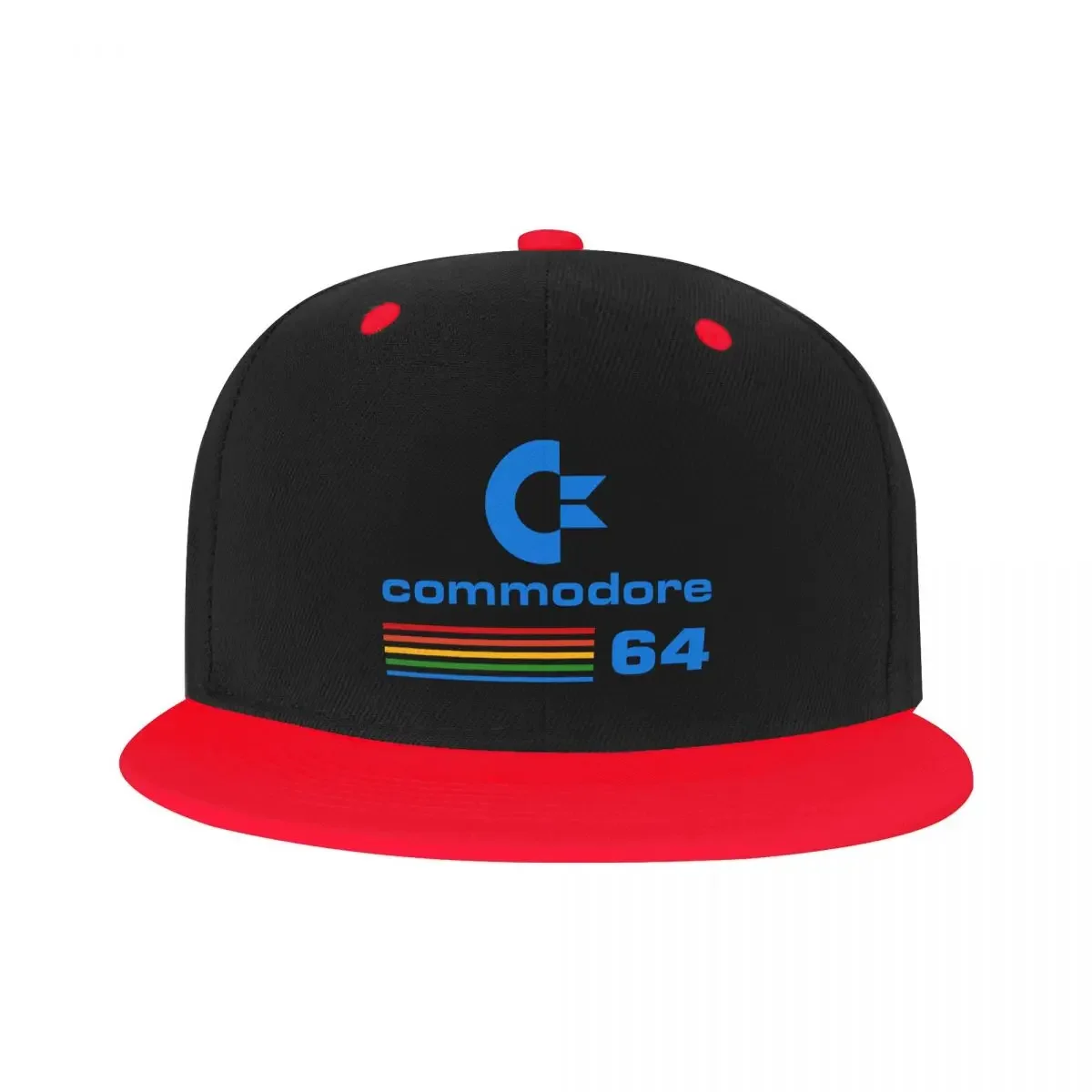 Legal Commodore 64 C64 Sid Amiga Boné de beisebol retro para homens e mulheres, Snapback plano ao ar livre, Geek Nerd, chapéu Hip Hop Dad, 8 bits