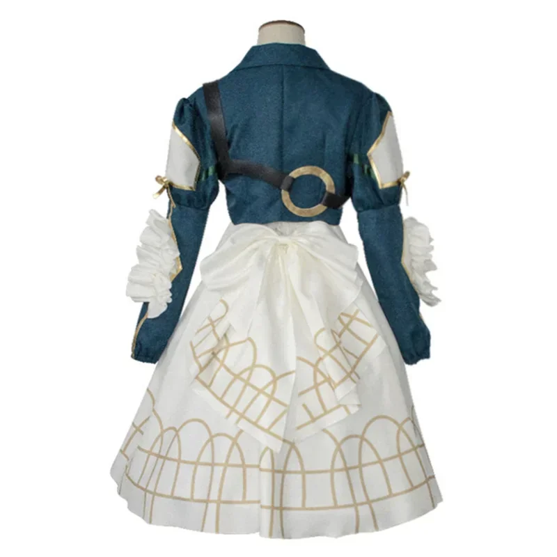Anime Violet Evergarden Cosplay Dress Vestido Halloween Costumes For Women Suit Wig Party A Uniform Lolita Clot CMM2101