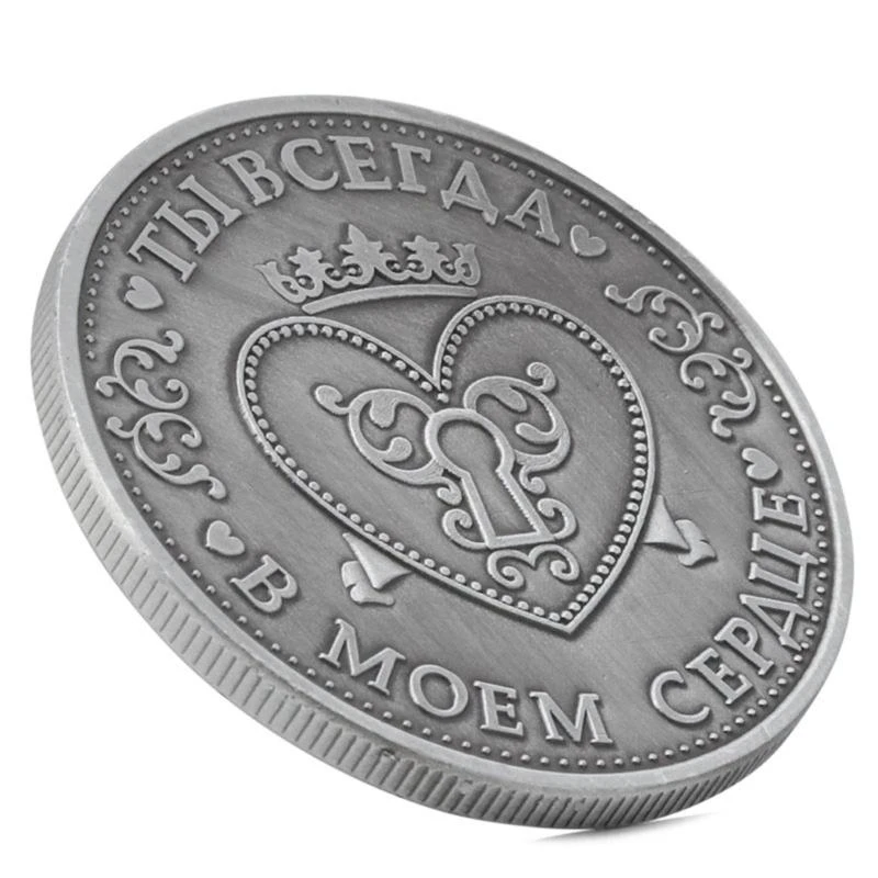 مجموعة هدايا تذكارية تذكارية لعيد الأم على شكل قلب روسي، تخفيضات جديدة