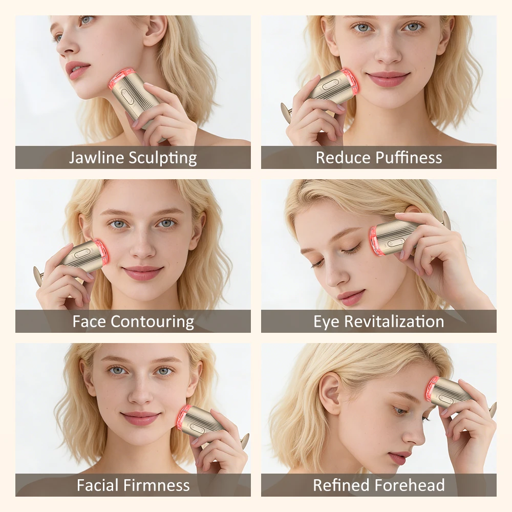 Multi-functional Face Beauty Device Microcurrent Vacuum Suction V-Face Lifting Negative Pressure Suction Anti Wrinkle Tightening