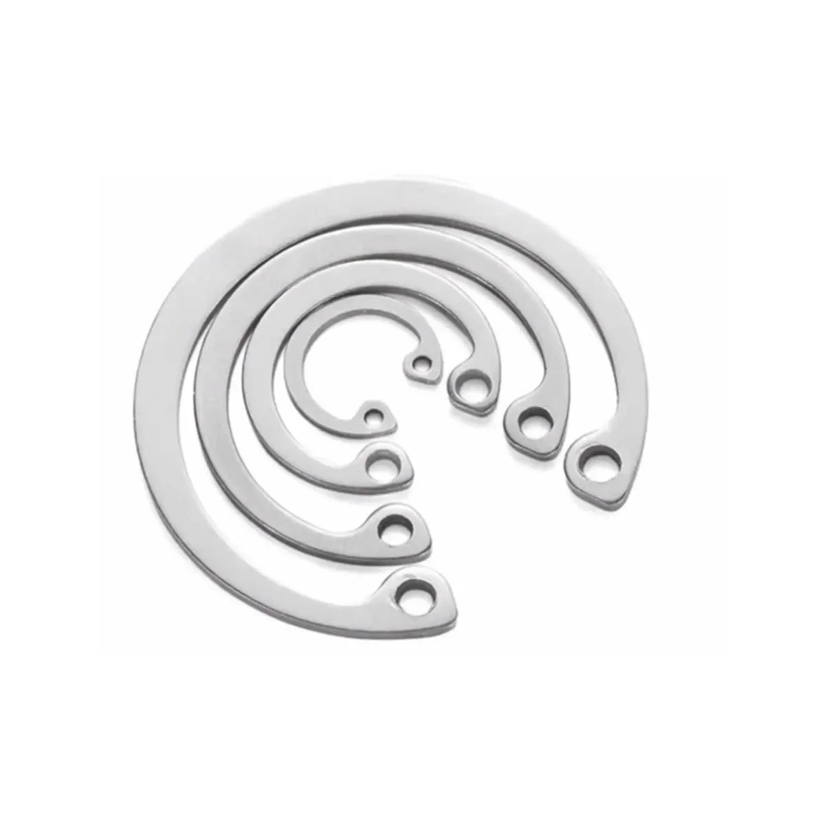 304 Stainless Steel Inner Snap Ring Hole Elastic Retaining Ring/Gb893a Type Bearing Inner Snap Ring 8-95