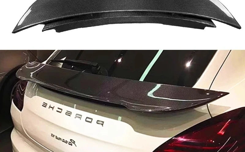 

For Porsche Paramela 970 Double Tail Carbon Fiber Fixed Wind Wing Modified Spoiler Auto Parts