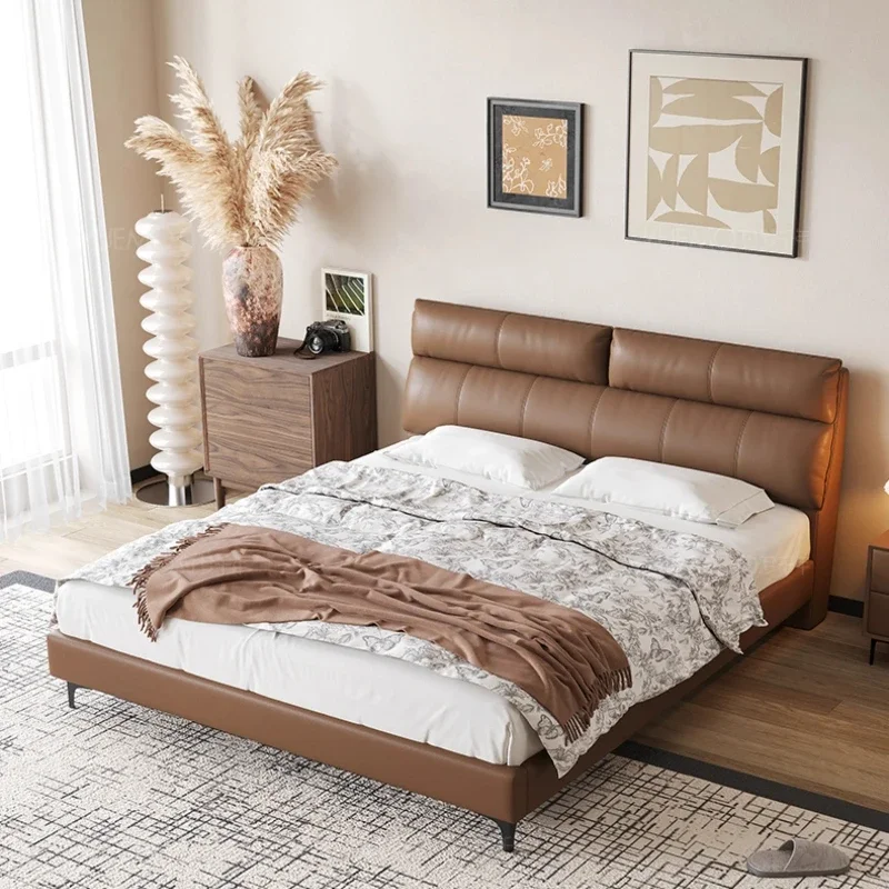 

Bed Bedroom Aesthetics Designer Double Adult Bed Romantic Comfortable Furniture