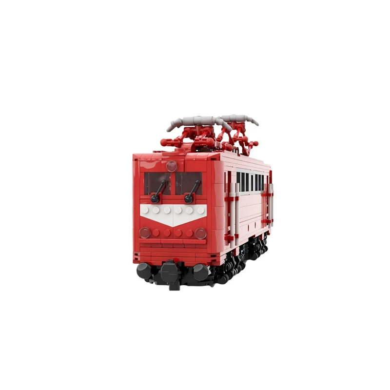 MOC City Railway BR250 stoomlocomotief Model DIY Bouwsteen Assemblage Technologie Bricks Speelgoed Voor Kind Geschenken