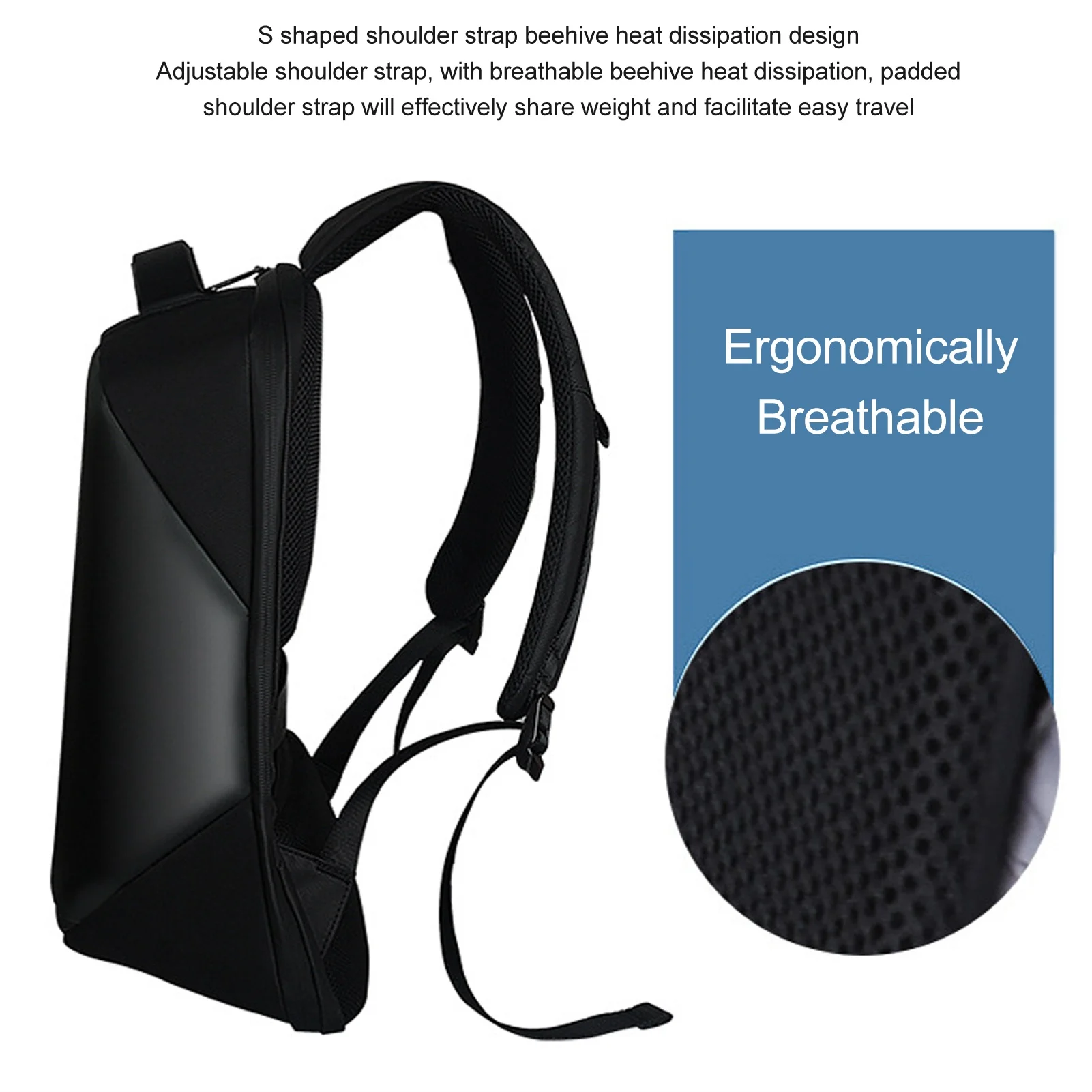 حقيبة ظهر رقمية LED حقيبة ظهر LED حقيبة ظهر بلوتوث APP قابلة للبرمجة مقاومة للماء تعمل بمنفذ USB حقيبة ظهر ملونة بشاشة LED