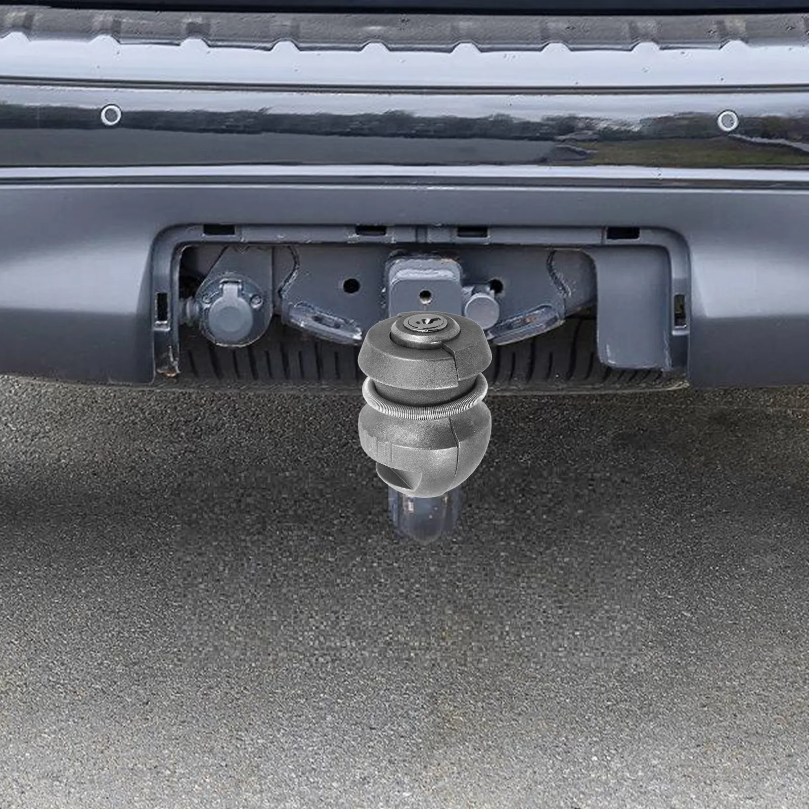 

1Set 50Mm Trailer Ball Lock Heavy Duty Anti Theft Coupler Hitch Lock Easy Install Universal for All Trailers Gooseneck Ball