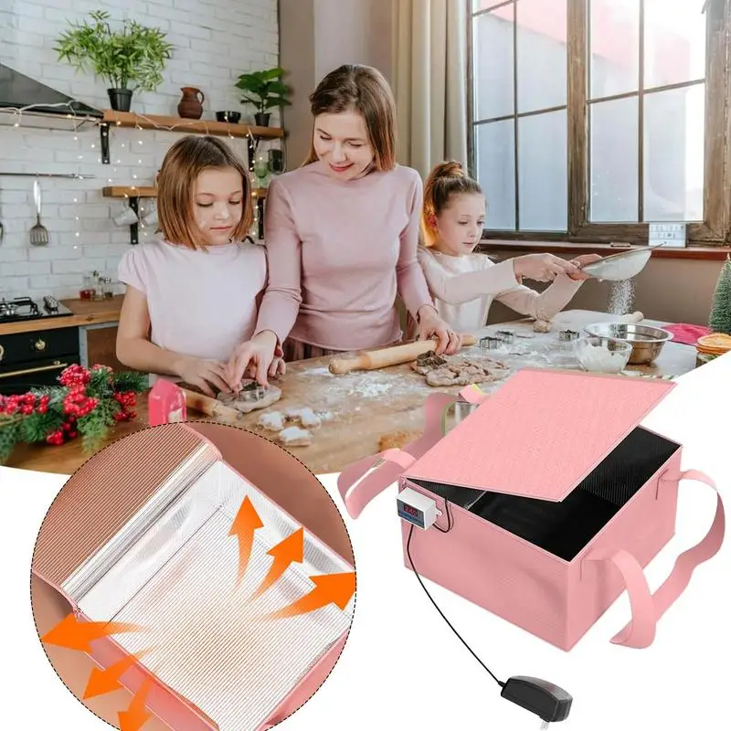 -50-110 Celsius ​Dough Proofer Warming Box with Heater Bread Pizza Dough Fermentation Cabinet Precise Accurate Temp Control