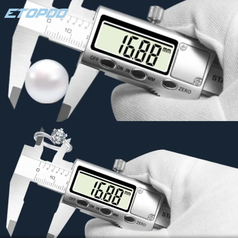 0-50MM Digitaler Messzirkel mit Metallbildschirm Tragbares Digitales Verschleißfestes Rostbeständiges Industrielles Messwerkzeug Perfekt für DIY – Detail 7
