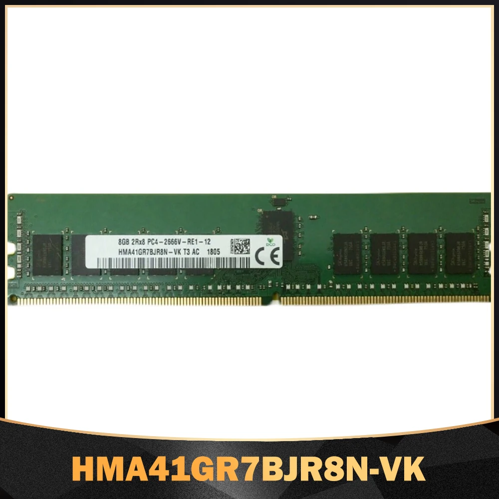 

1PCS High Quality 8GB 8G 2RX8 DDR4 PC4-2666V REG RAM For SK Hynix Memory HMA41GR7BJR8N-VK