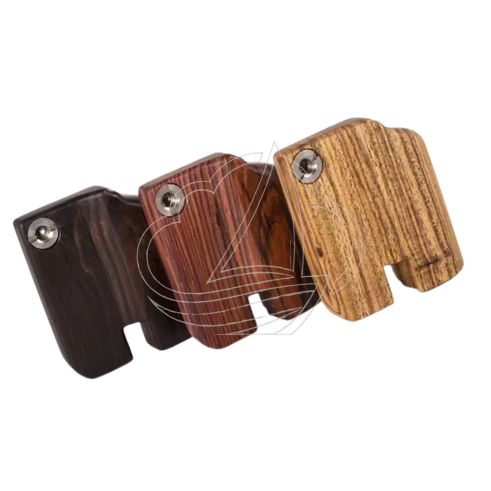 Ergonomic Wooden Side Hand Grip, Anti-Slip Ebony Handle for Camera Photography and Videography Use