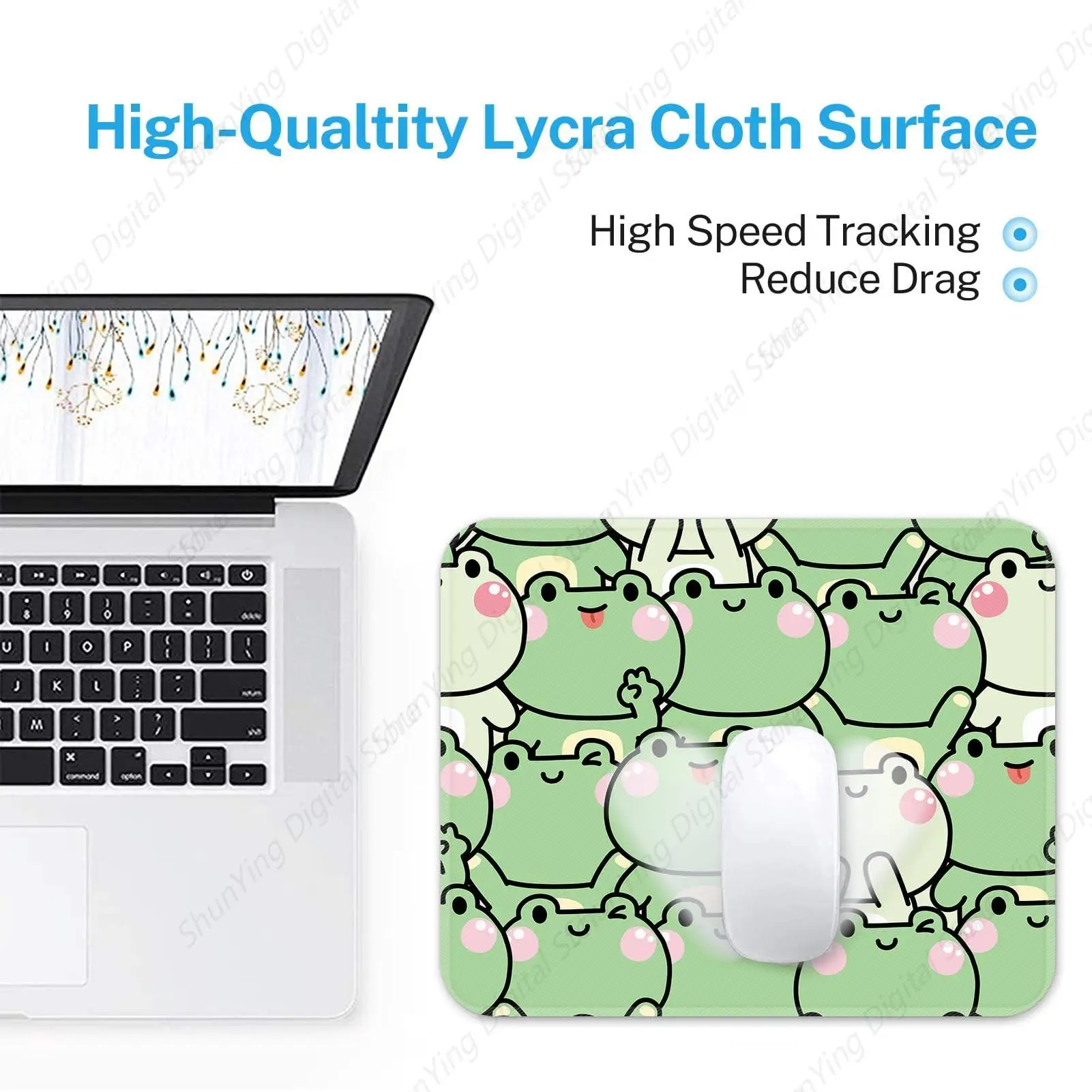 Cute Frog Mouse Pad For Laptops Desktop Computers Office Supplies Anti Slip Mouse Pad Suitable For Gaming Work And Study