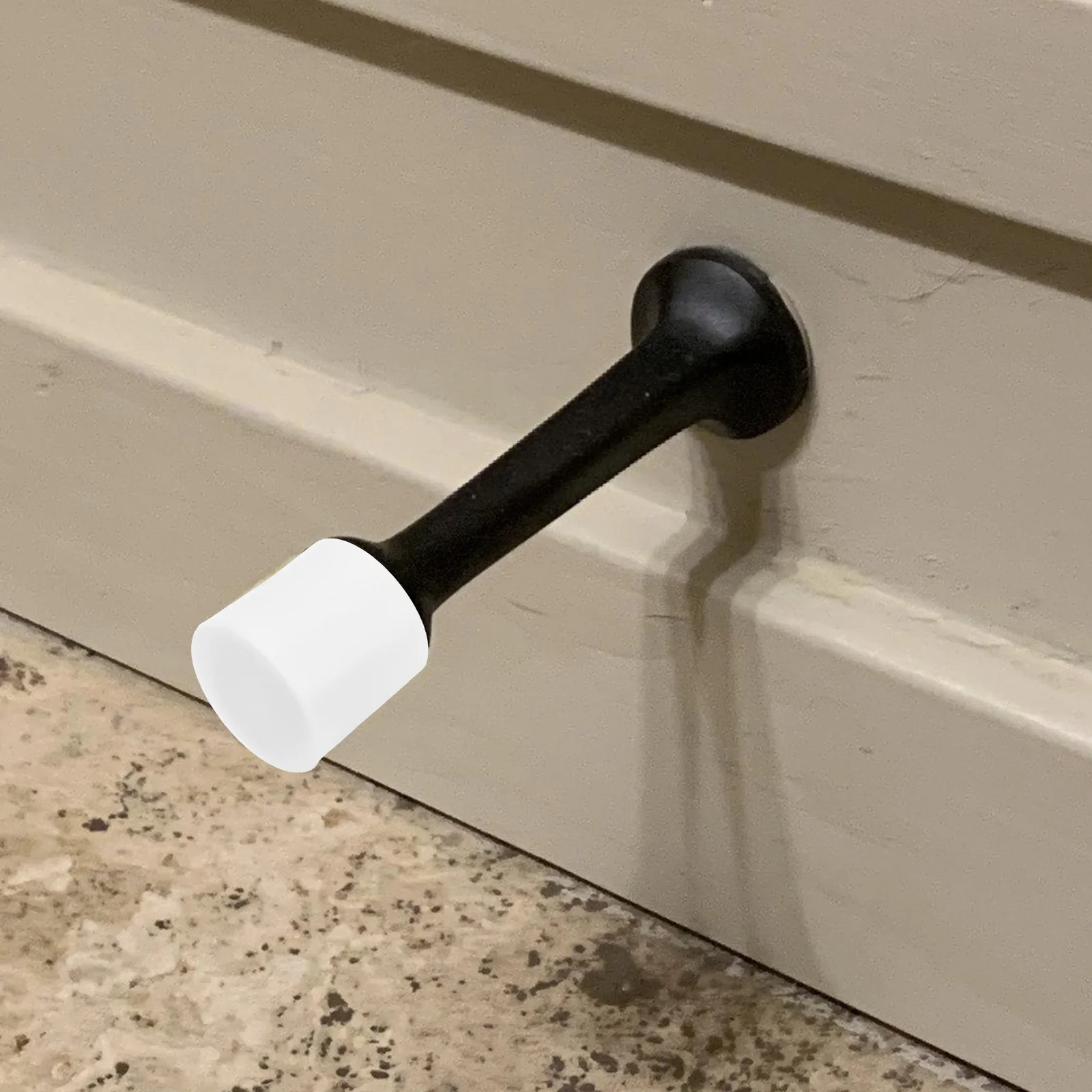 

30pcs Door Stop Rubber Head Bumper Caps Plastic Tip Replacement Buffer for Wall Protects Edges Reduces Noise Material