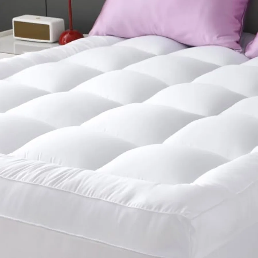YUGYVOB Size Mattress Topper Extra Thick Cooling and Breathable Mattress Pad 8-21" Deep Pocket Soft Down Alternative Fill