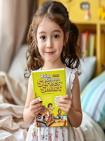 Çocukları Yetiştirin Sokakta Akıllı Olun Çizgi Roman Sürümü Çocuklar İçin EQ Geliştirme Büyüme Rehberi Kitabı Çocuklar İçin Yaşam Bilgeliği Eğitim Kitabı