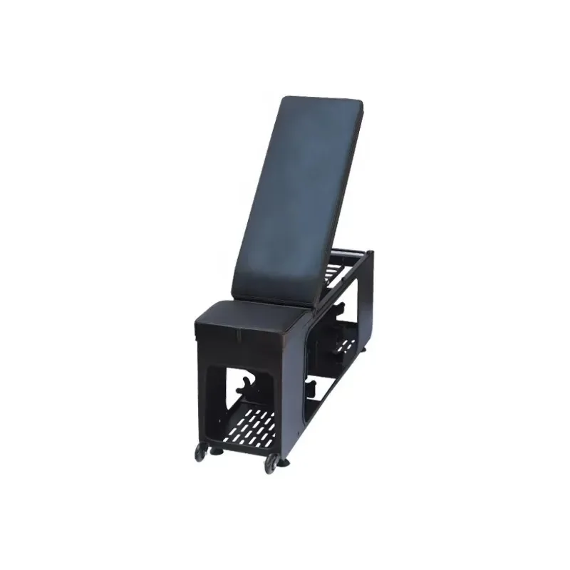 Adjustable Steel Storage Bench for Home Gym Commercial Grade for Sitting Dumbbells and Kettlebells