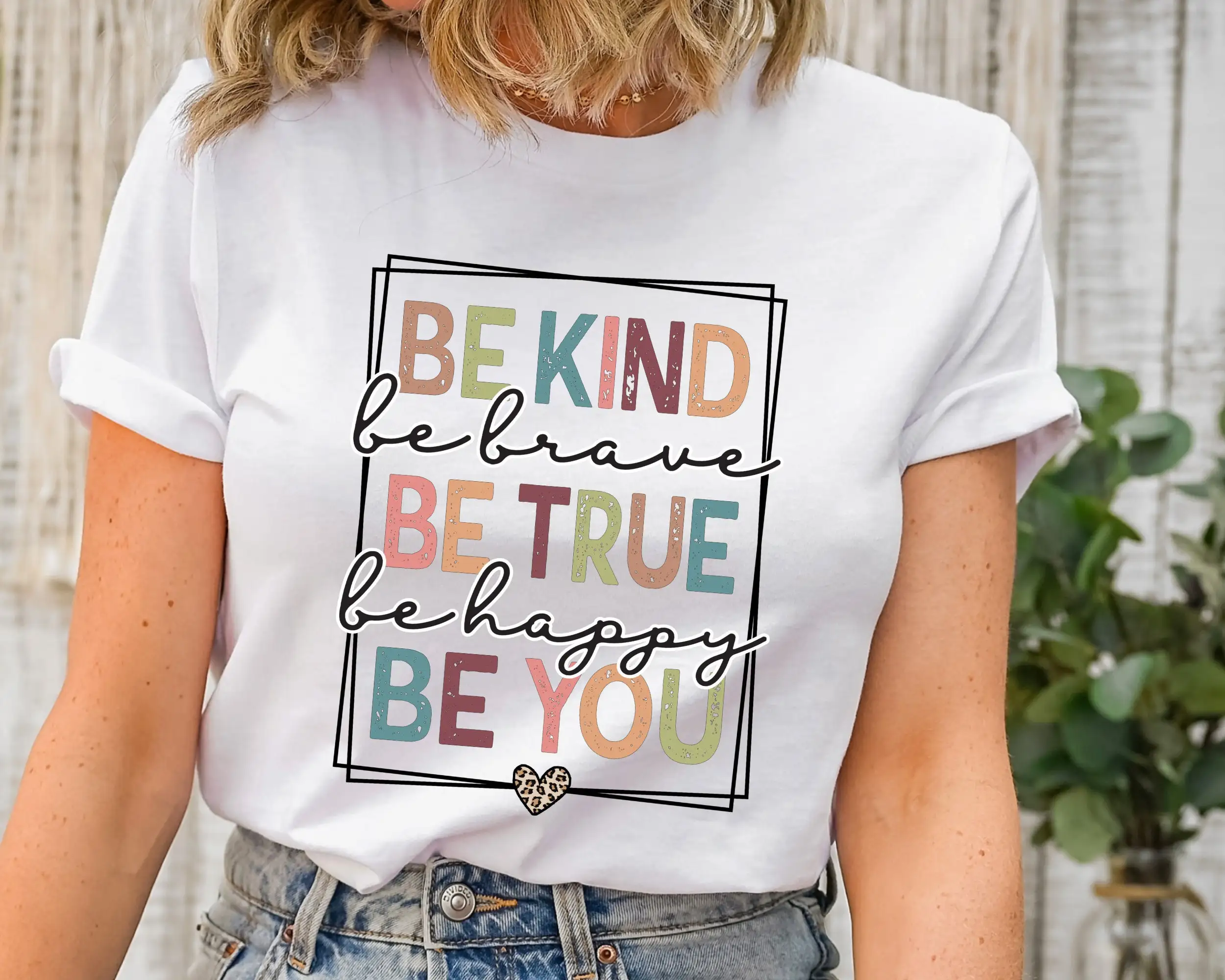 

Футболка «Будь добрым», «Храбрый настоящий счастливый, доброта, мотивационный вдохновляющий учитель