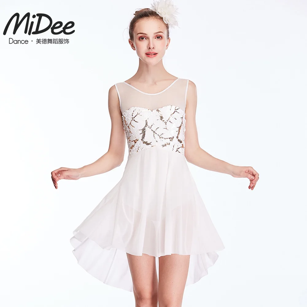 Ballet Dance Dress Female Adult Sequin One-piece Stage Performance Costume Modern Classical Dance Costume