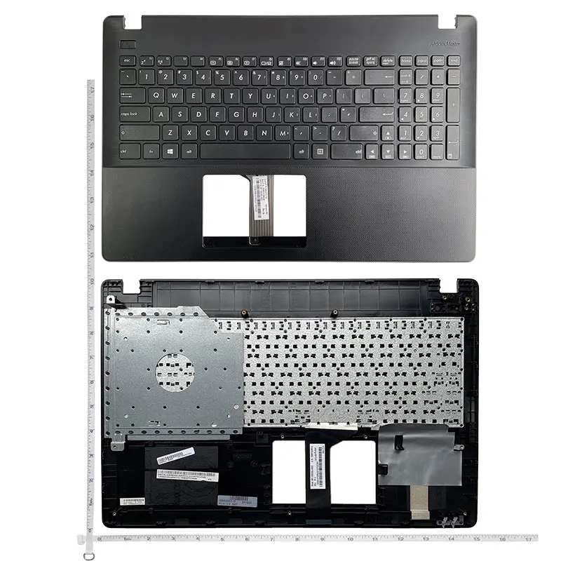 Imagem -03 - Eua para Asus X551 X551c X551s X551ca X551m X551ma X551sl Laptop Teclado Preto com Palmrest Superior Novo