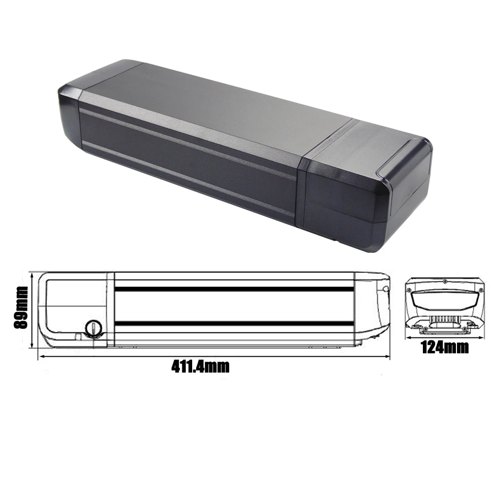 الأمتعة الليثيوم 48 فولت 52 فولت 20 أمبير 25 أمبير بطارية حامل الرف الخلفي 500 واط 750 واط 1000 واط أرييل رايدر أشيب Ebike دواسة CORE 2.0 AWD Ebike #2