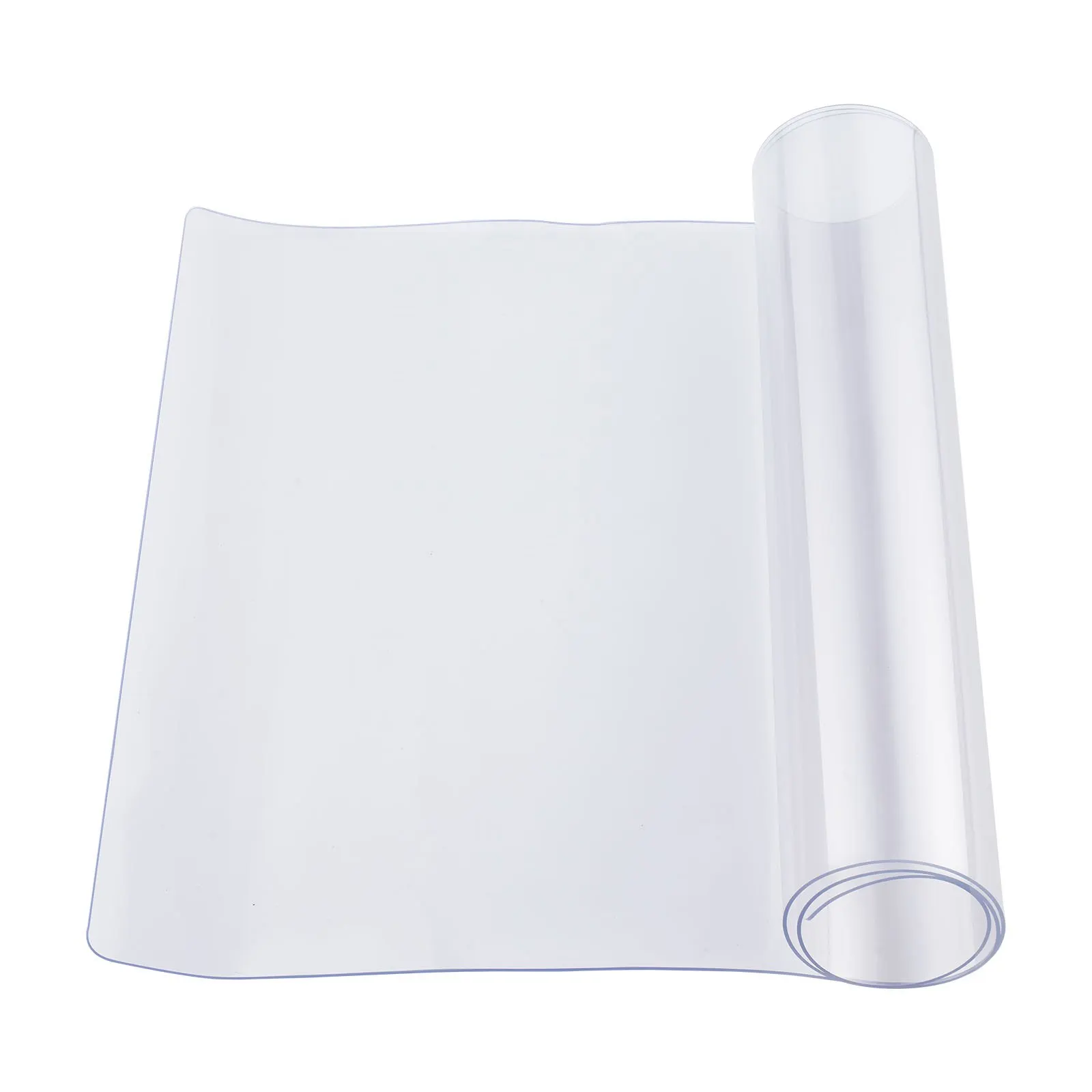 

Plastic Table Cover, 14 X 24 Inch 1.5 Mm Thick Clear Table Protector, Rectangle PVC Desk Mat, Waterproof & Easy Cleaning Desk
