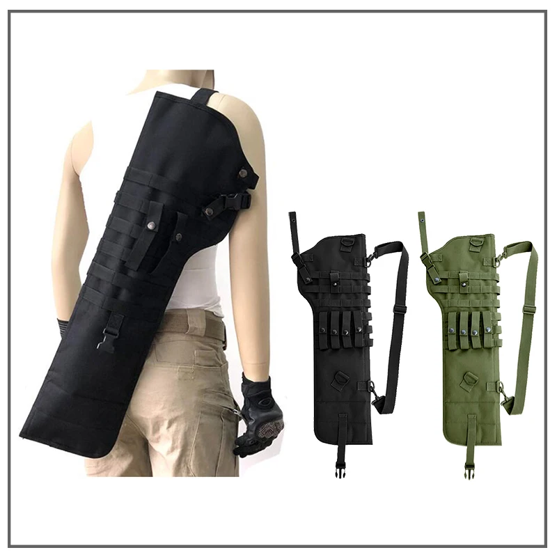 Fusil de chasse tactique extérieur, odorà air comprimé, sac de fixation, sac à bandoulière de sport, accessoires d'équipement de combat SR