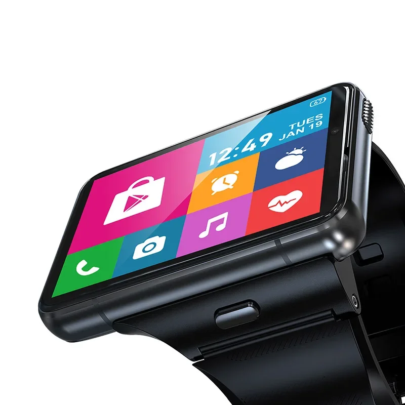2.88 Inch Touch Screen WiFi Video Call 4G Lte Smartwatch DM200 4GB RAM 64GB ROM Android Smart Phone Watch