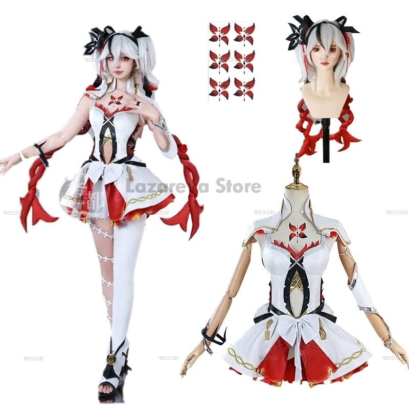 Wuthering Waves Camellya Cosplay Costume Wig Cos Game Anime Party Uniform Halloween Christmas Play Role Clothes Clothing