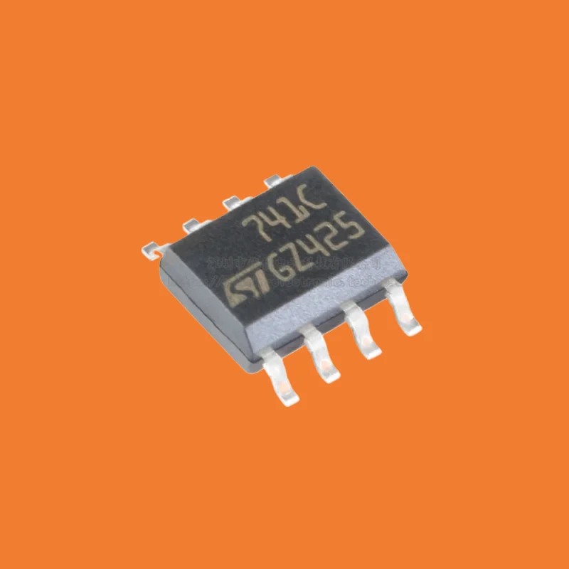 20pcs/Original genuine patch UA741CDT SOIC-8 single channel operational amplifier chip 1MHz low-power