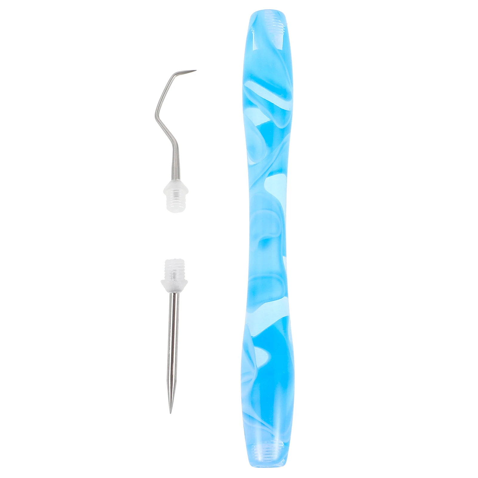 

1 set Vinyl Weeding Tool Kit Carving Knife Sticker Sky Blue Straight Needle Hook for DIY Lettering Crafts Storage Accessories