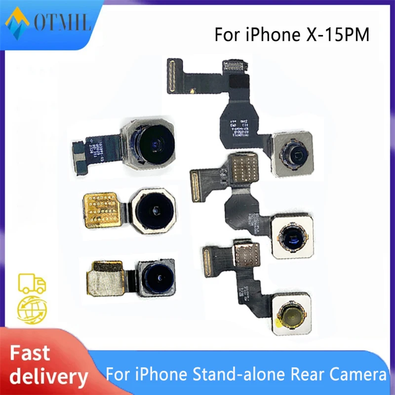 

Separate Single Rear Back Camera For iPhone 15 14 Plus 13 12 11 Pro X XR XS MAX Mini X0.5 X1.0 X2.5 X3.0 Phone Replacement Parts