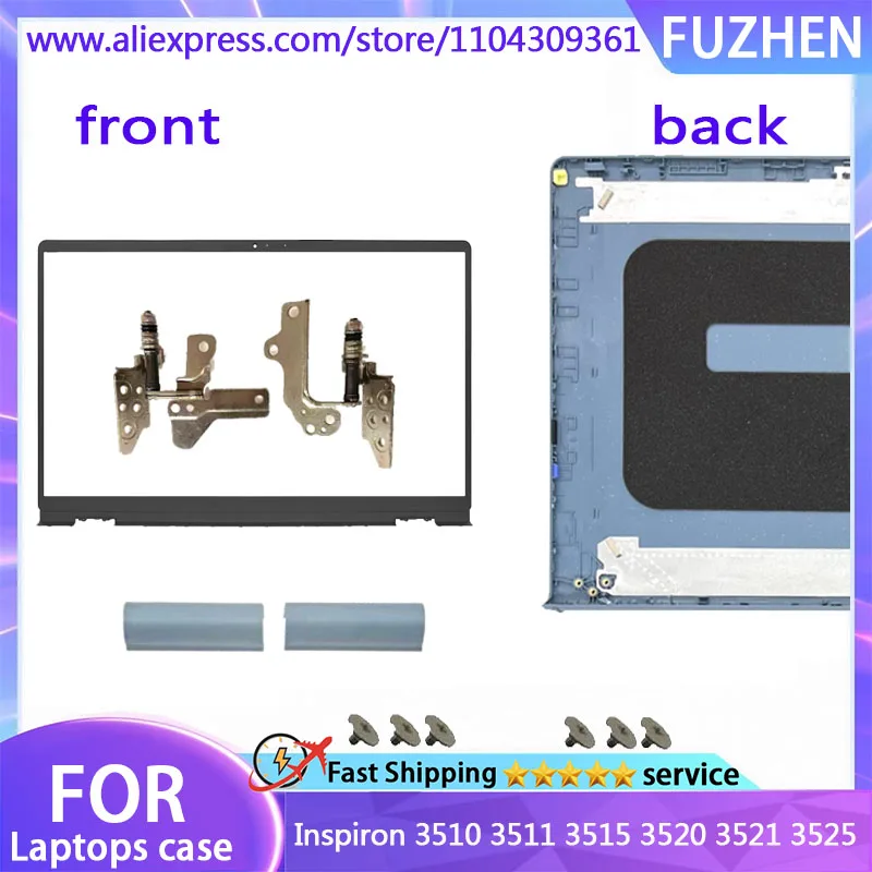 novo-para-inspiron-3510-3511-3515-3520-3521-3525-lcd-capa-traseira-quadro-frontal-dobradica-dobradica-capa-azul