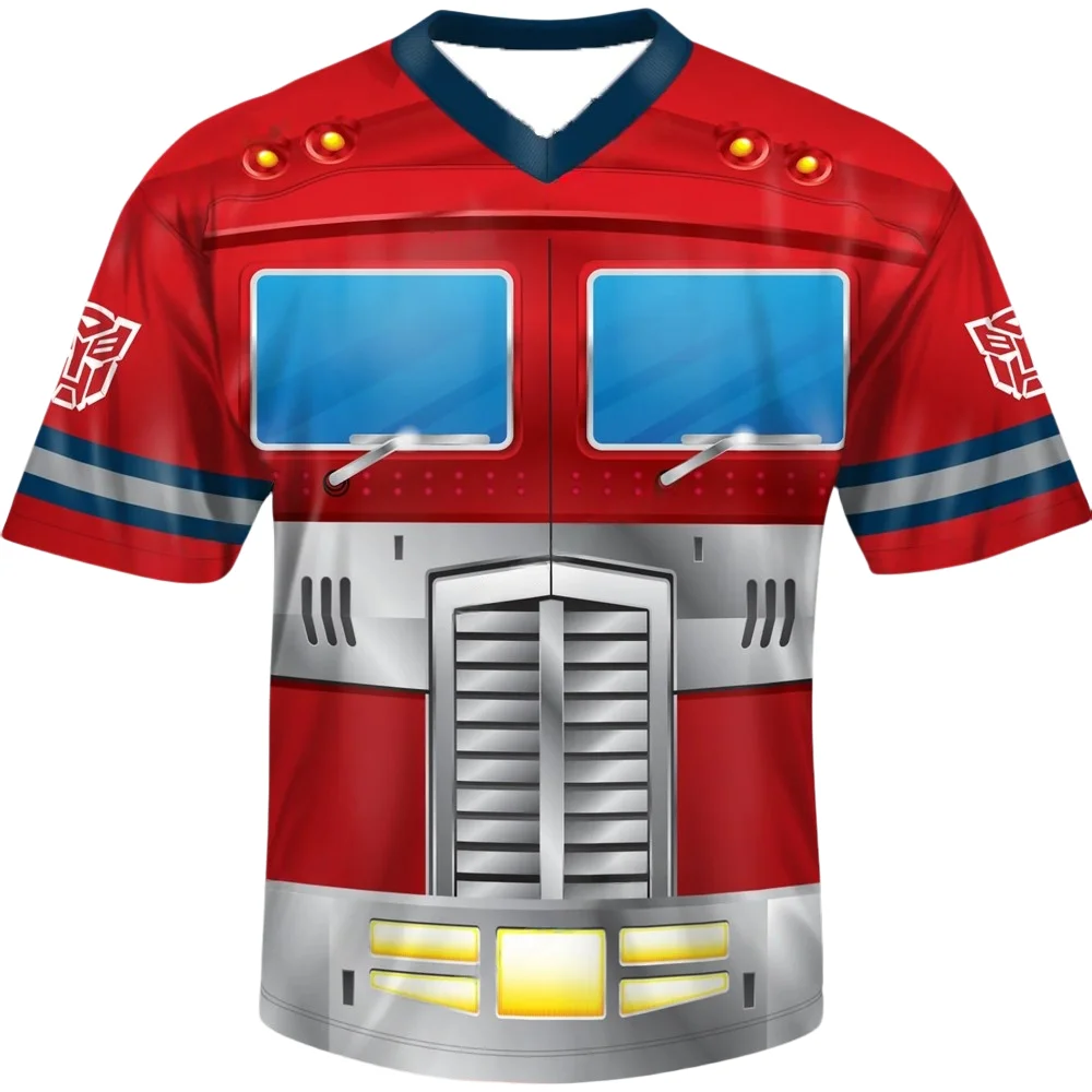 3D Sci-Fi Robot Print T-shirt,Team Edition Bundle,Unisex Graphic T-shirt,All-Over Print Tee,Streetwear Top,For Adult KID