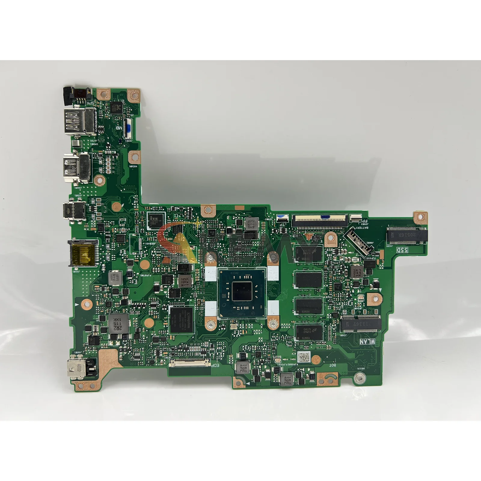 E210MA Laptop Motherboard Para ASUS EeeBook E210MAB E210MA E210M Notebook Mainboard Com Celeron CPU 100% testes OK transporte rápido