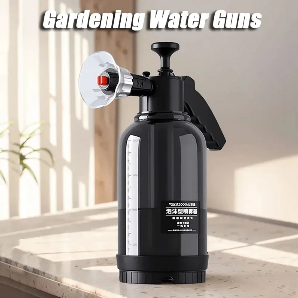 

2L Garden Wash Spray Bottle Home Air Pressure Spray Washer Hand Pump Foam Sprayer Foam Nozzle Garden Home Cleaning Supplies