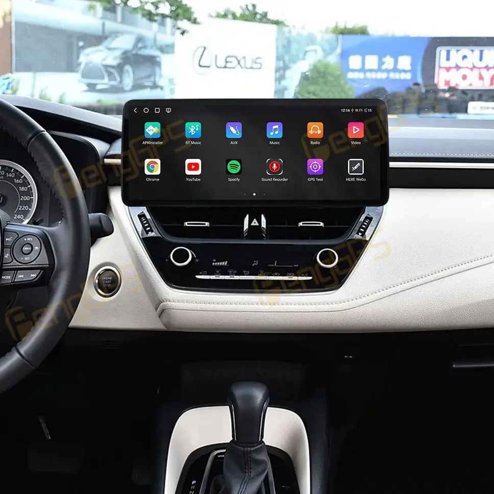 

Qualcomm Car Radio 12.3 Inch CarPlay Android 13 For Toyota Corolla 2019-2021 GPS Navigation Auto Stereo Multimedia Player