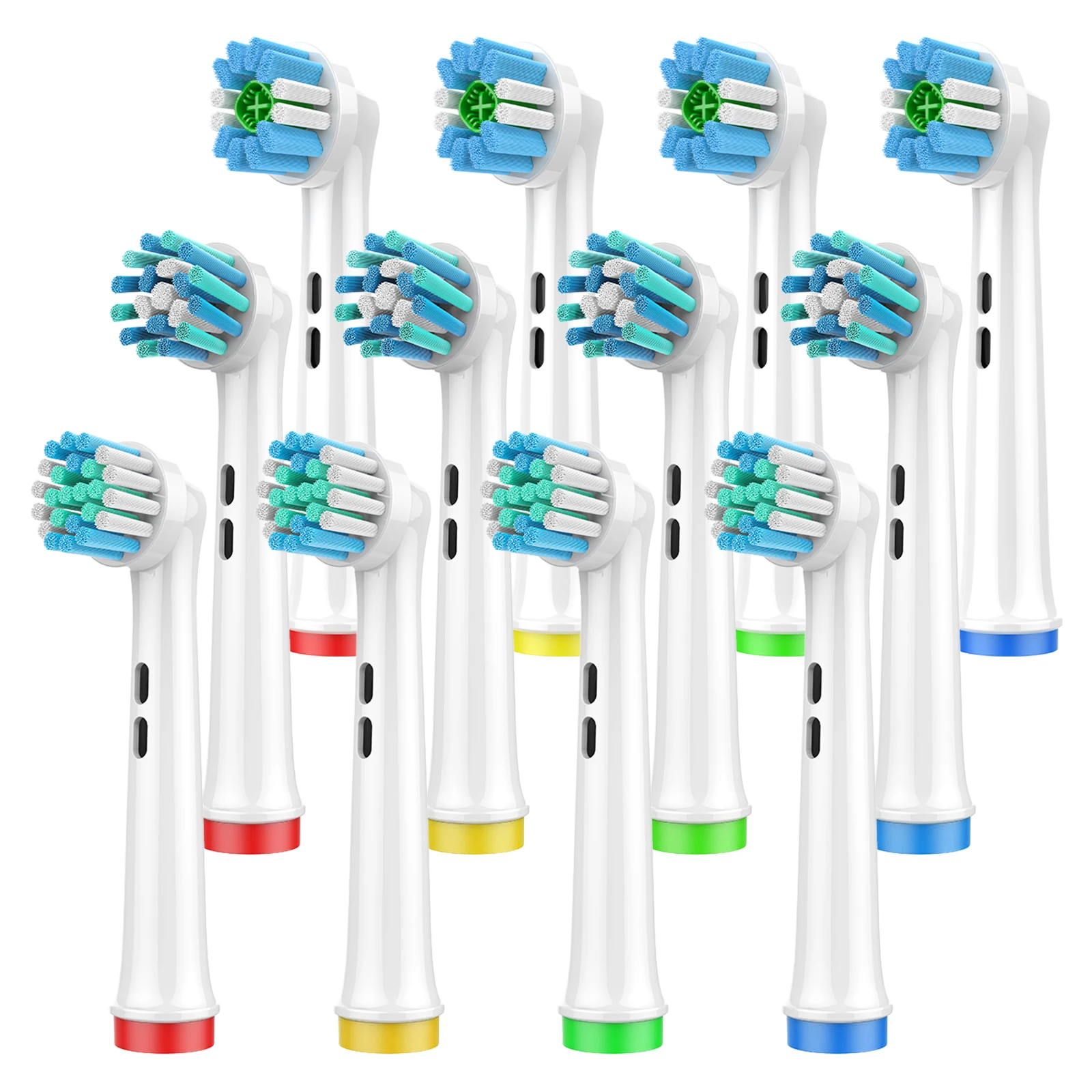 12 Pcs Replacement Toothbrush Heads Compatible with Oral B Braun Professional Electric Brush Heads 1000 6000 7000 7500 8000 9600