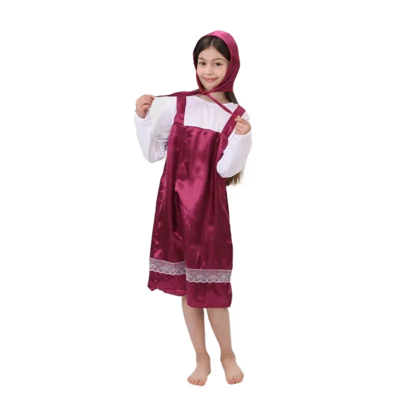 

Nippaya Masha kids girls Halloween cosplay costume wa58572b